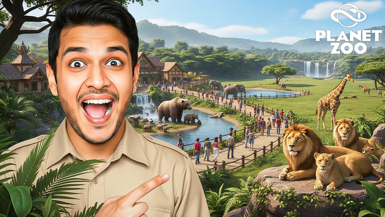 I Went BANKRUPT On Day 1 Building My First ZOO! 💰 (Planet Zoo ) - Part 1