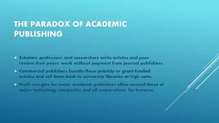 Open Access, Paywalls, and Information Privilege