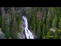 Cascata Spina ripresa aerea con drone