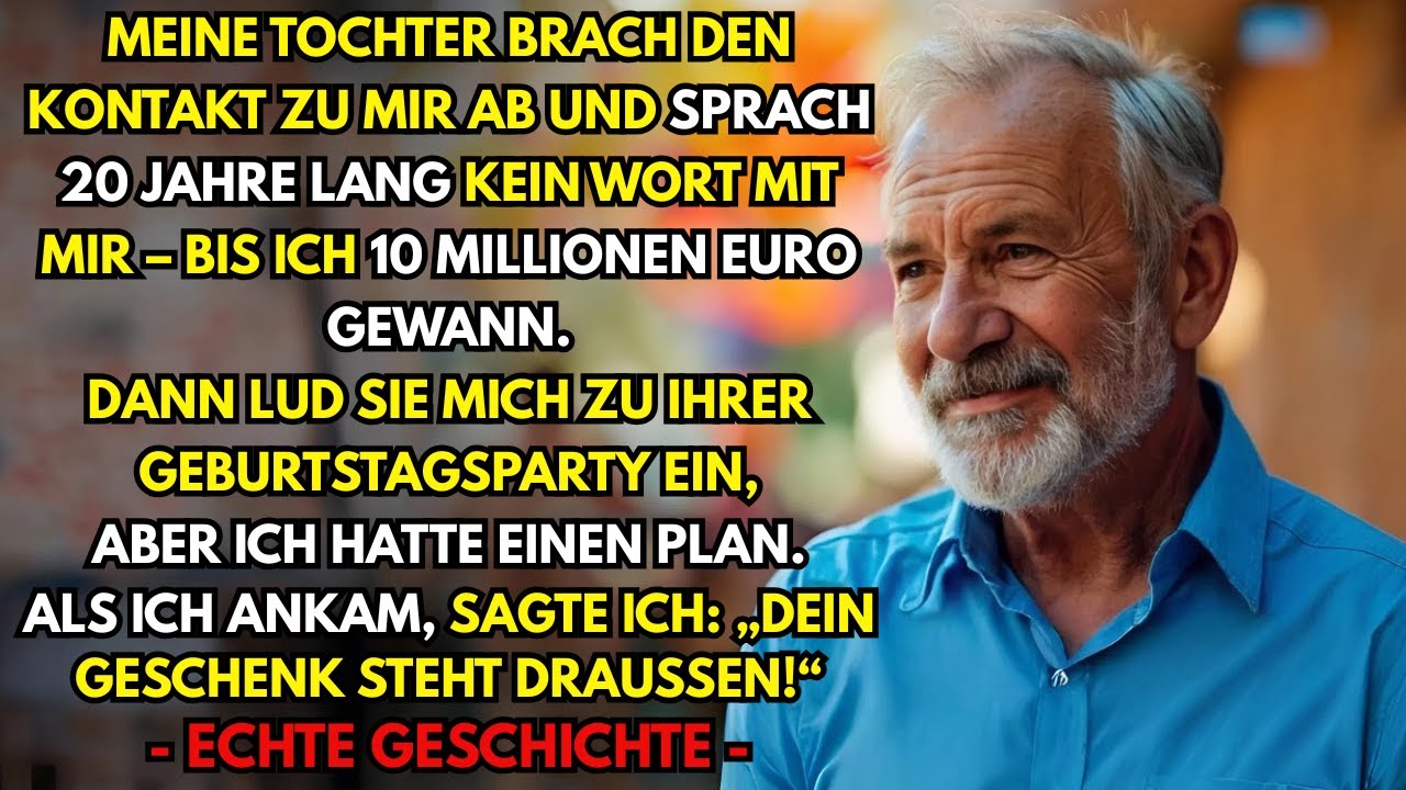 „Meine Tochter ignorierte mich 20 Jahre – bis ich 10 Mio. gewann. Doch ich hatte einen Plan…“