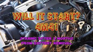 Will My Pajero Start After 2 Months Without Battery | 4M41 Cold Start Test 😳