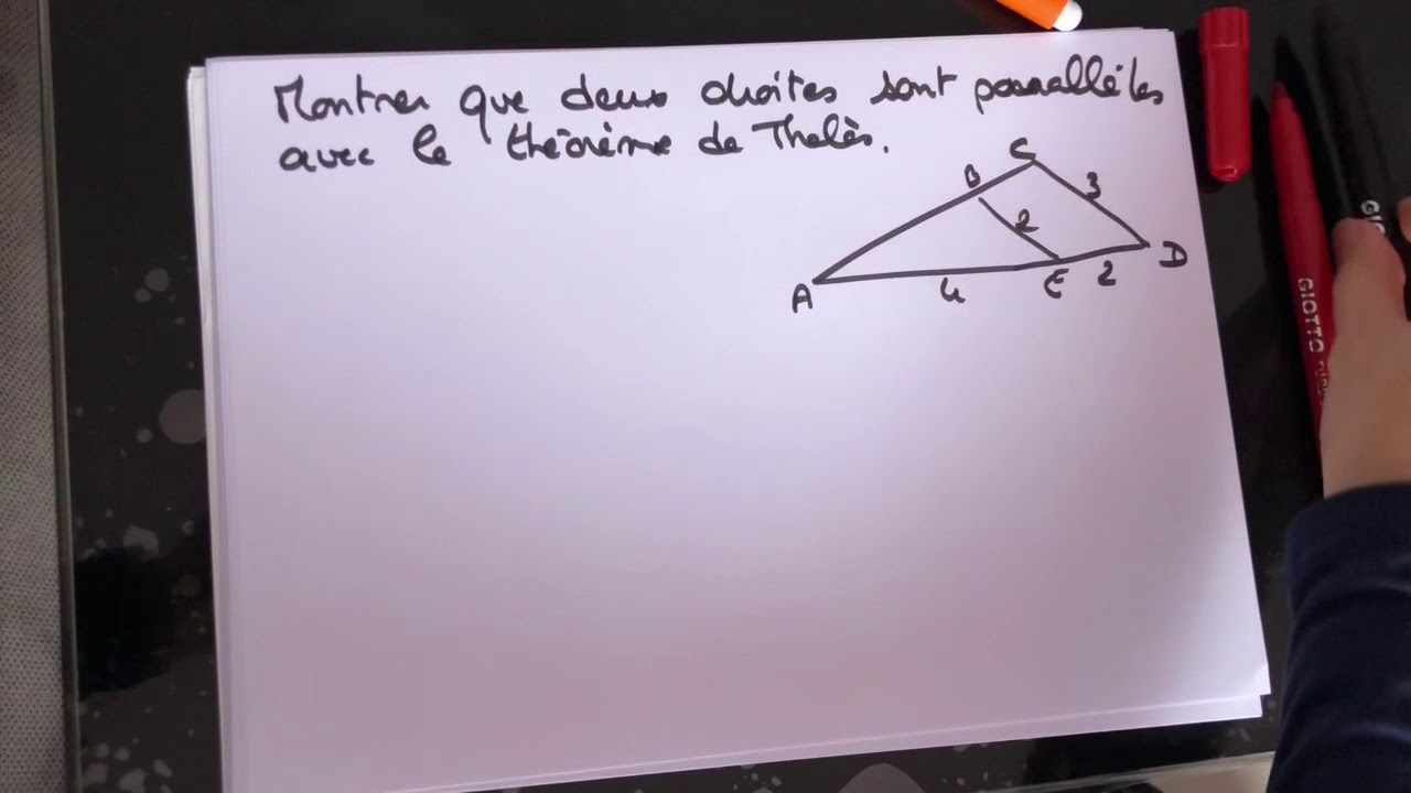 Prouver Que Deux Droites Sont Parallèles Thalès