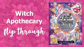 Witch Apothecary | Flip Through | Adult Coloring