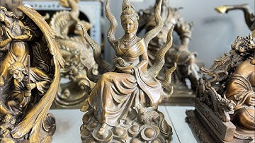 15/07/24 Phật Di Lặc ngai rồng, Cửu vỹ tiên hồ, ngựa mã đáo dát vàng #đồđồnglênguyệt #đồxưa #đồcổ