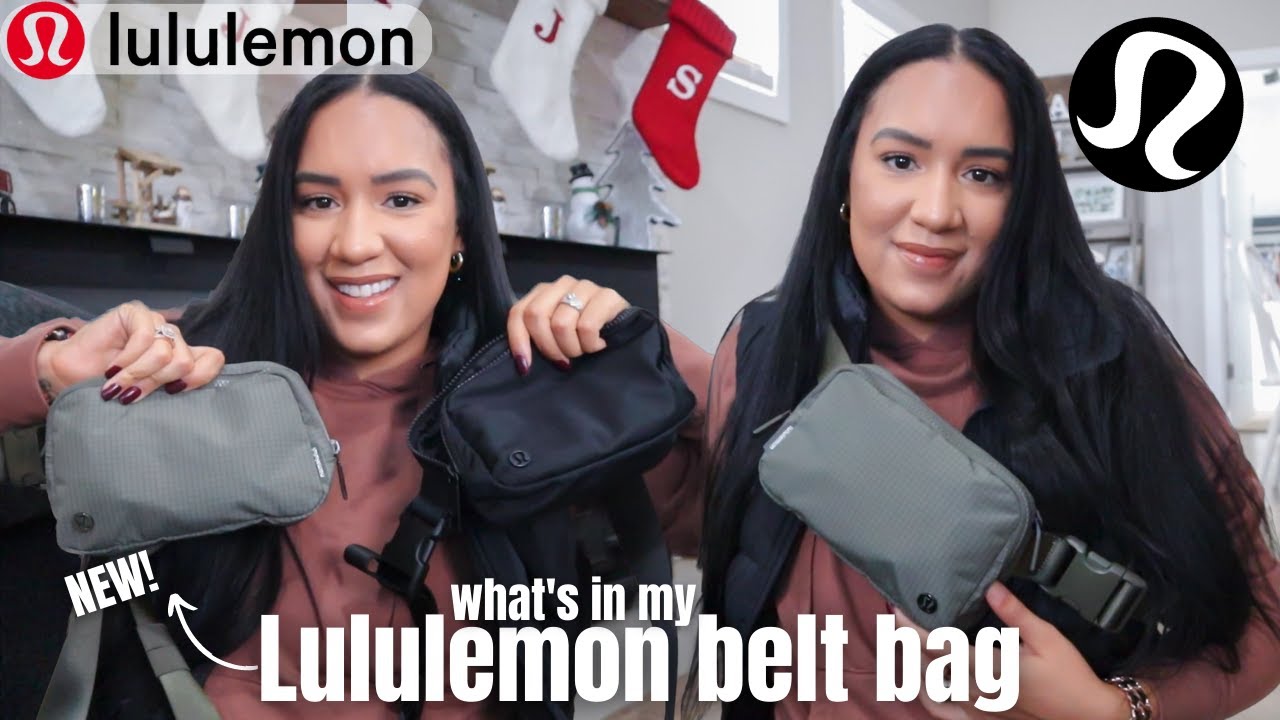What's in my bag // Lululemon Everywhere Belt Bag  What's in my Lululemon  bag *what's in my purse* 