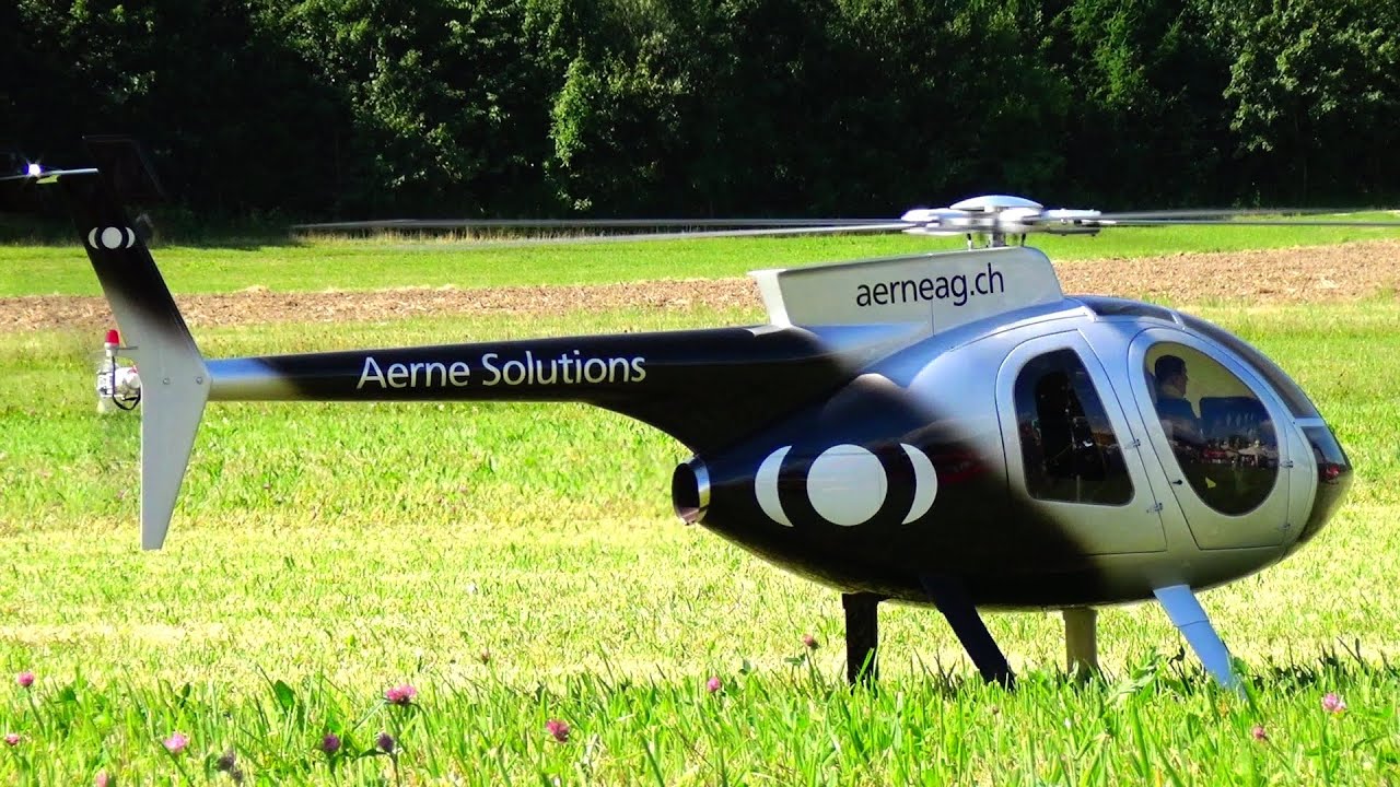 RC SCALE HELICOPTER HUGHES MD500 TURBINE