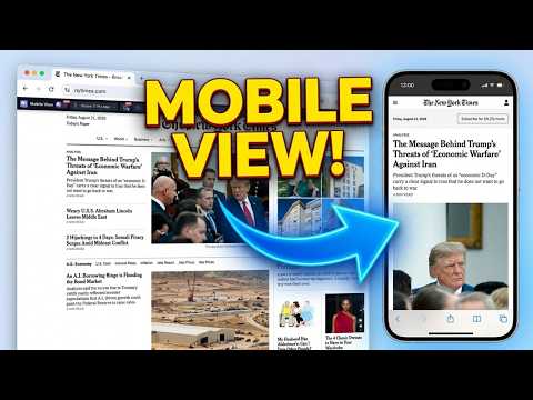 How to Test Responsive Web Design Fast (Mobile Simulator Extension)