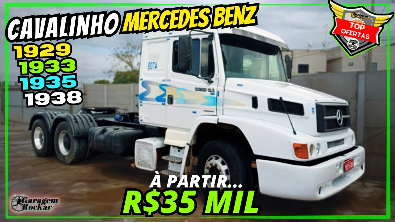TOP OFERTAS DE CAVALO MECÂNICO MERCEDES MB 1935 1938 BARATO A VENDA {À PARTIR DE 35 MIL} #caminhão