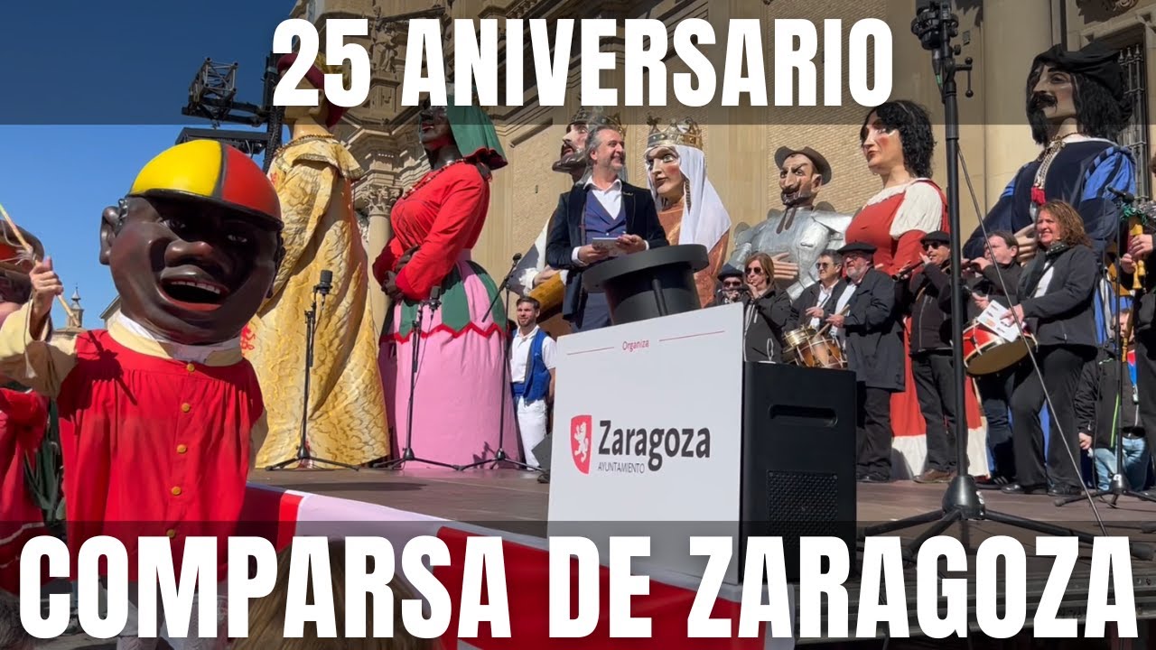 5 MARZADA y PASACALLES celebrando el 25 ANIVERSARIO de la Comparsa de Zaragoza | 2024