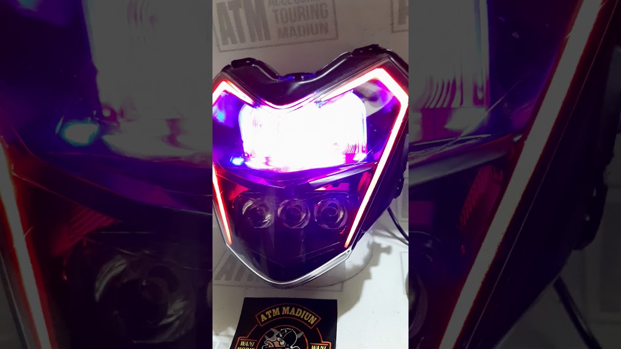 MODIFIKASI HEADLAMP SUPRA GTR 150 FI YouTube