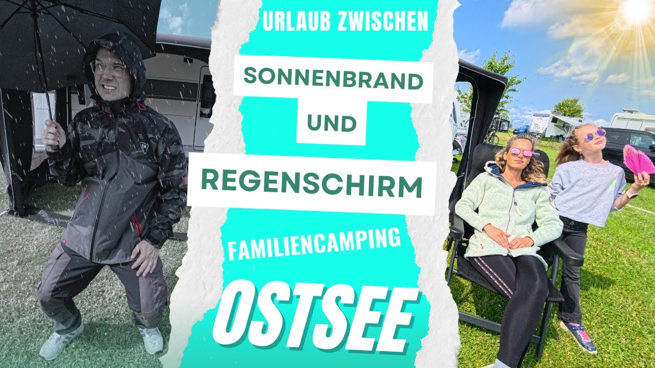 Wir sind abgesoffen! Camping an der Ostsee.