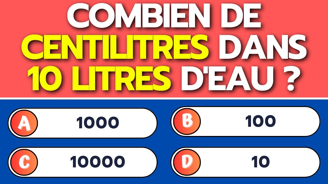 🧠 Peux-tu Réussir ce Quiz de Culture Générale à 30/40 ? 🏆