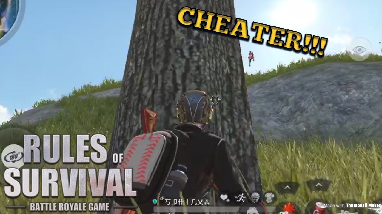 PLAYING AGAINST A CHEATER! - Rules of Survival