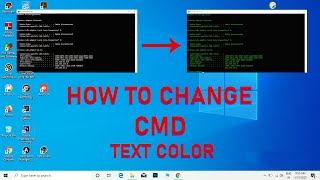 How To Change Command Promptcmd Text Color