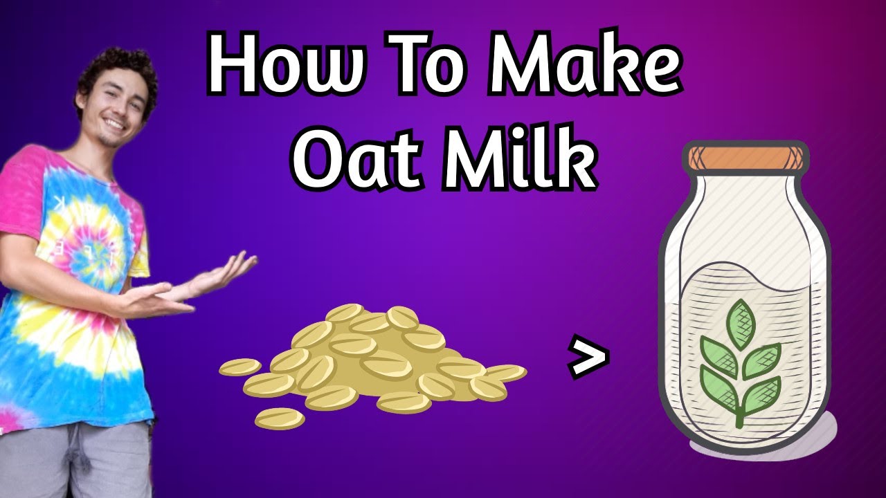 How To Make Oat Milk (Organic & Gluten Free) - EASY! 