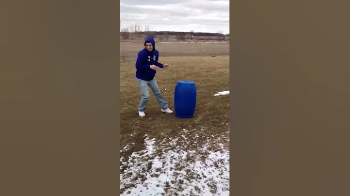 Exploding trash can