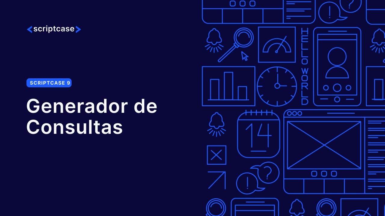 Scriptcase 9 - Generador de Consultas - YouTube