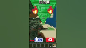 Doing amazing mlg with slime block and scaffolding #minecraft #minecraftshorts#mlg pls like and subs