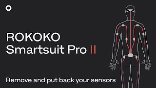 How to Remove or Add Back Sensors in the Smartsuit | Wash your fabric or change the sizing |