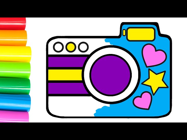 Dibujamos y coloreamos una CÁMARA DE FOTOS 📸 Dibujos para niños - YouTube dibujamos-y-coloreamos-una-c-mara-de-fotos-dibujos-para-ni-os-youtube