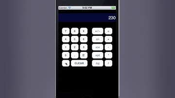 A Calculator -- my first iOS programming exercise