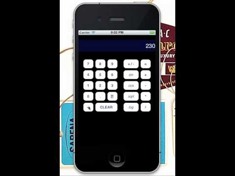 A Calculator -- my first iOS programming exercise