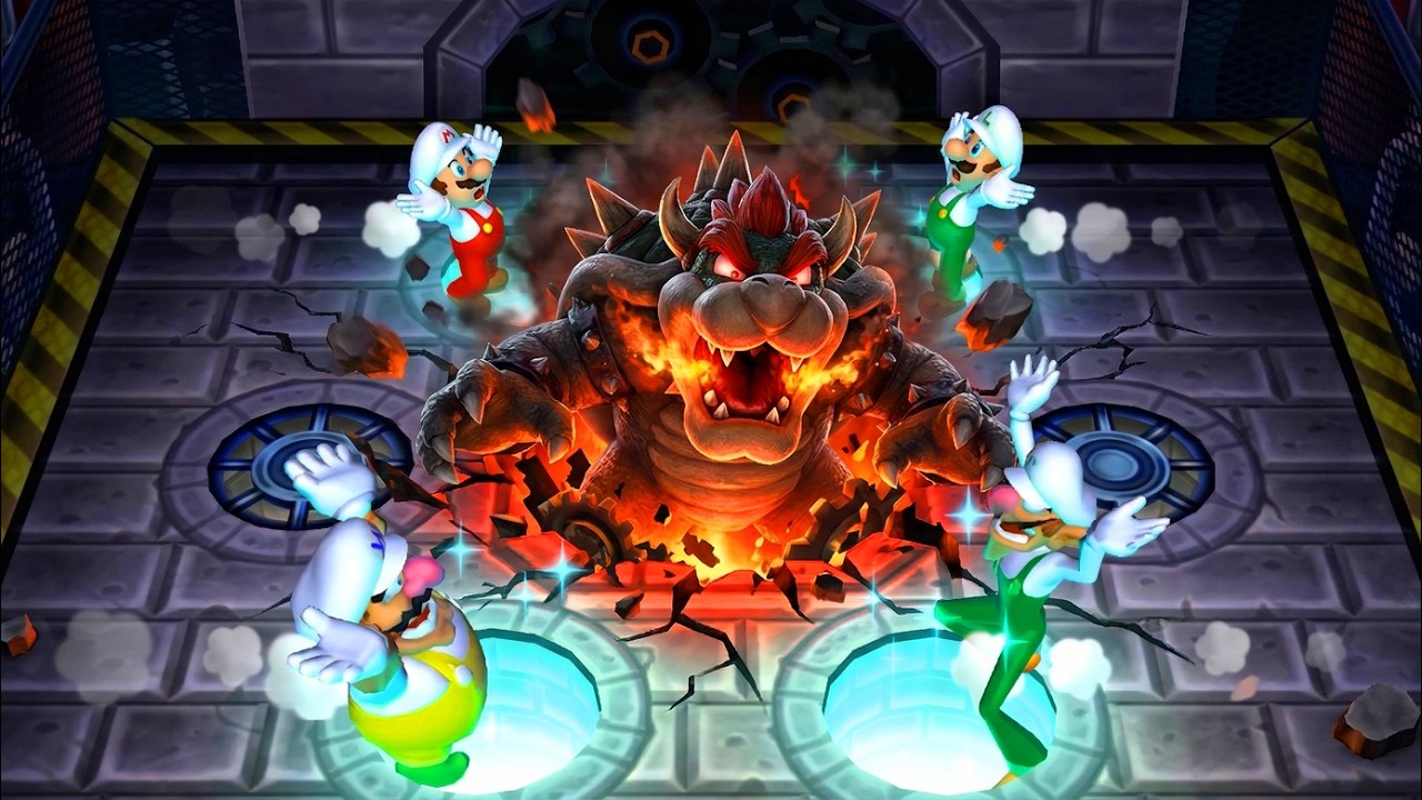 Mario Party 9 Ultimate Minigames Showdown -  Mario Vs Luigi Vs Waluigi Vs Wario