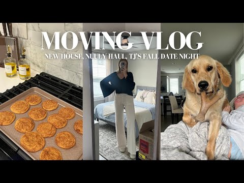 MOVING VLOG: our new house, Trader Joe's fall date night, nuuly haul