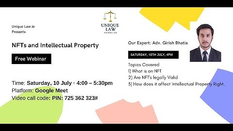 NFTs and Intellectual Property