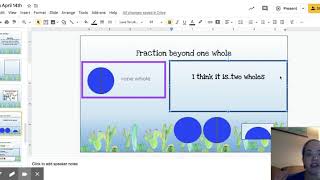 Day 2 of Fractions beyond one whole