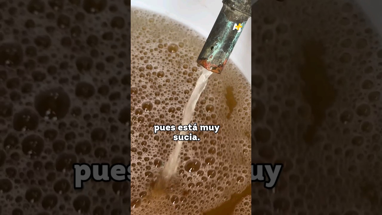 في هذا الجزء من ولاية المكسيك، المياه ملوثة.