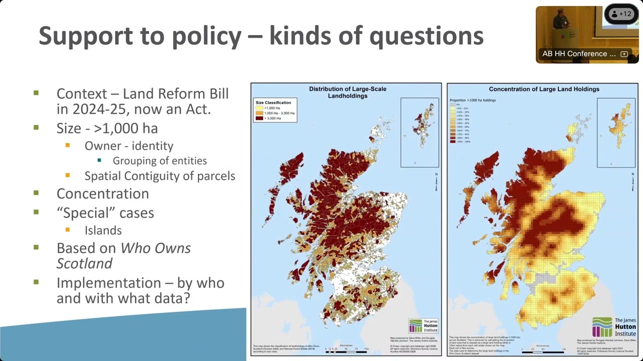 Land data transparency and analysis: #Scotland