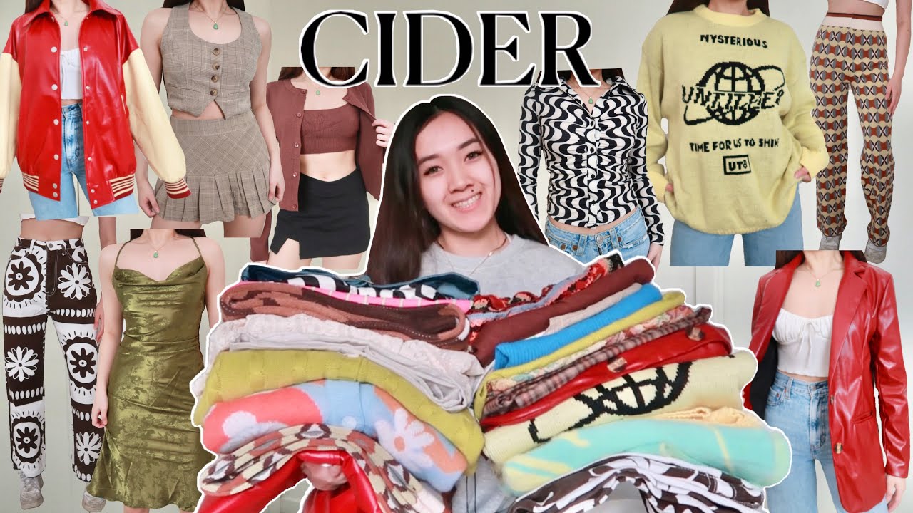 HUGE 1000 CIDER CLOTHING HAUL (30+ items) honest review is it