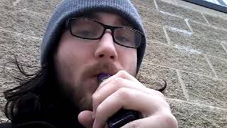 Steve vapes at work