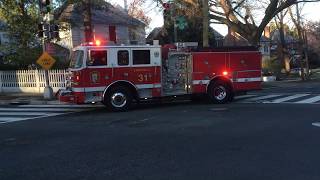 DCFD Engine 31 responding to car crash