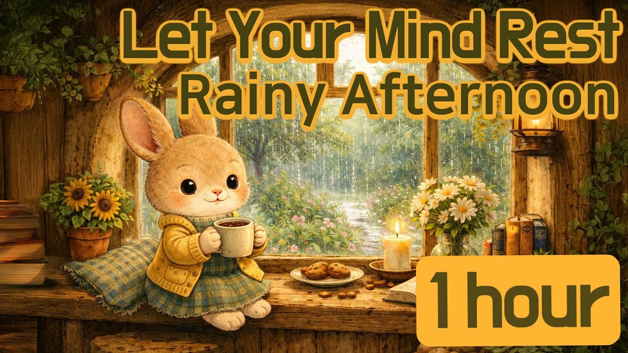 Rainy Day Reset ☔ Cozy Home White Noise to Rest & Clear Your Mind