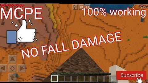 No fall damage