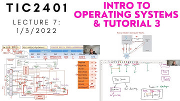 TIC2401 Week7: Intro to Operating Systems & Tutorial 3