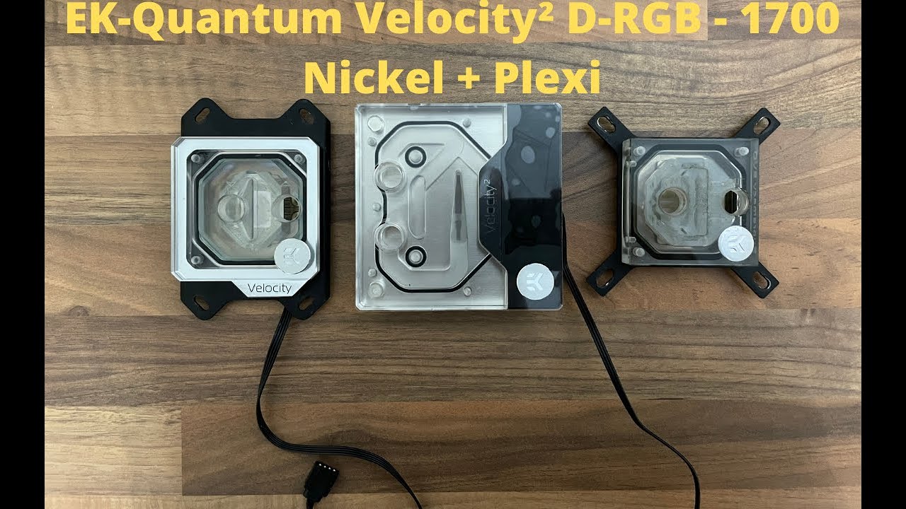 EK-Quantum Velocity² D-RGB - 1700 Nickel + Plexi - Unboxing & First look