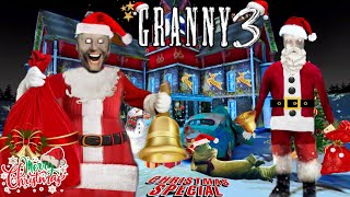 Granny 3 Bridge Escape Full gameplay | 🎅Christmas Special 💖