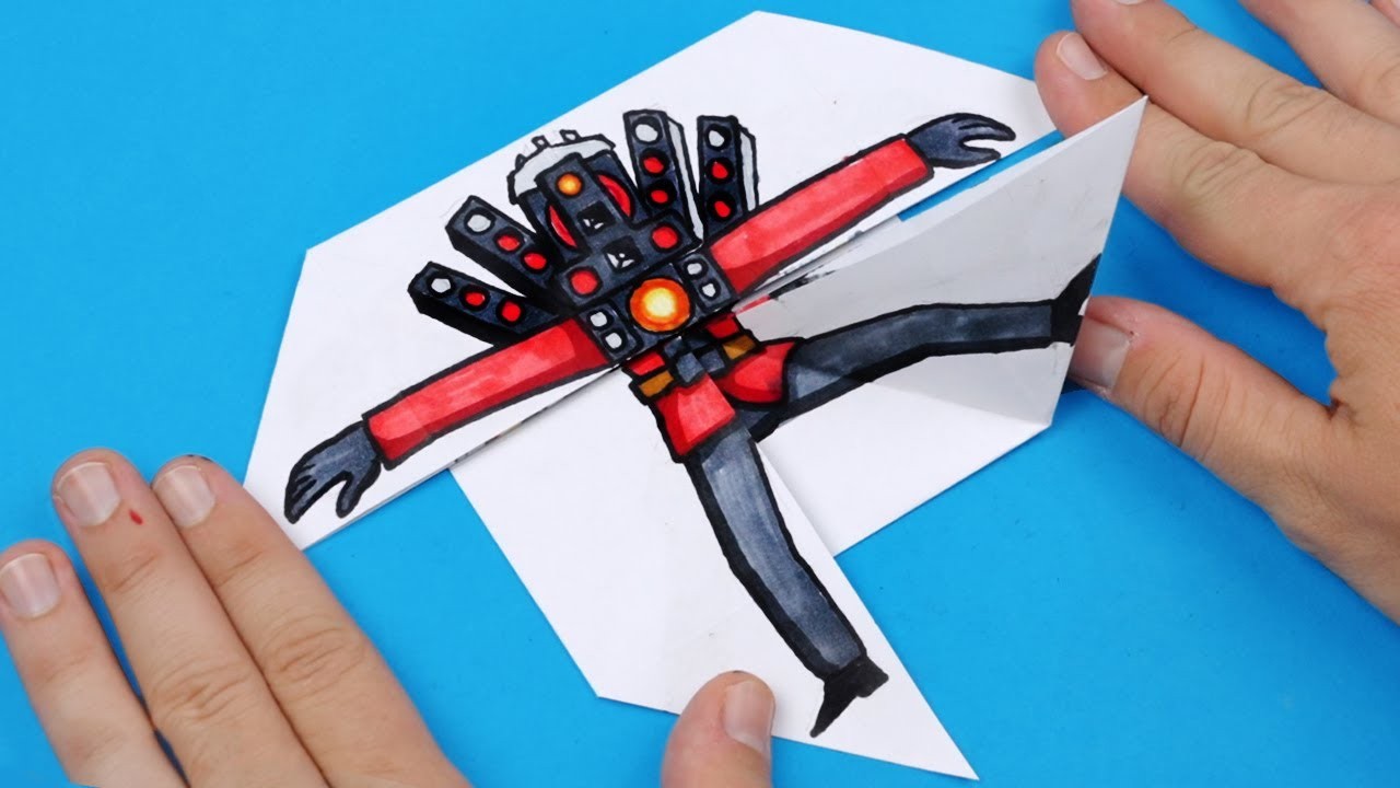 10 TITAN SPEAKER MAN skibidi Toilet PAPER CRAFTS