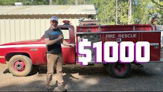 I bought a $1000 Fire Truck!