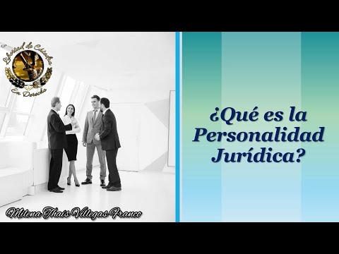 Video: ¿Qué es la personalidad jurídica separada?