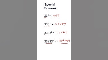 Special Squares With Numbers which has 3