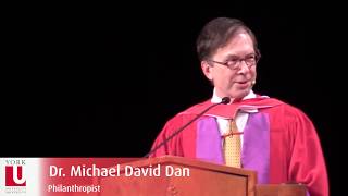 Dr. Michael Dan | Honorary Doctor of Law Address | York University | Convocation 2017