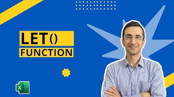 How to use the LET function in Excel?