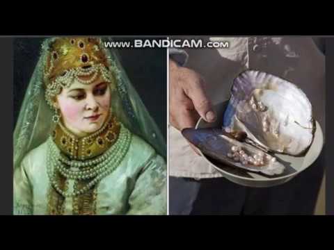 Добыча жемчуга на Руси