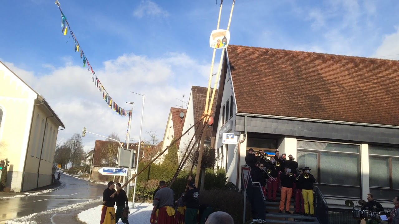 Narrenbaumstellen 2018
