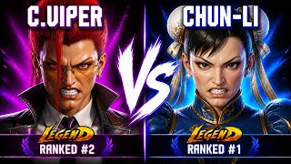 SF6 • C. Viper vs Chun-Li | High Level Gameplay PS5