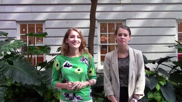 Smithsonian NPG Interns, Lauren Cadenas and Gloria...